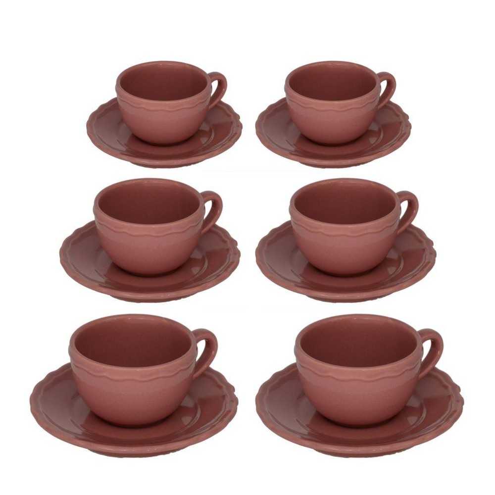 tazzina caffe juliet set da 6 pz con piattino